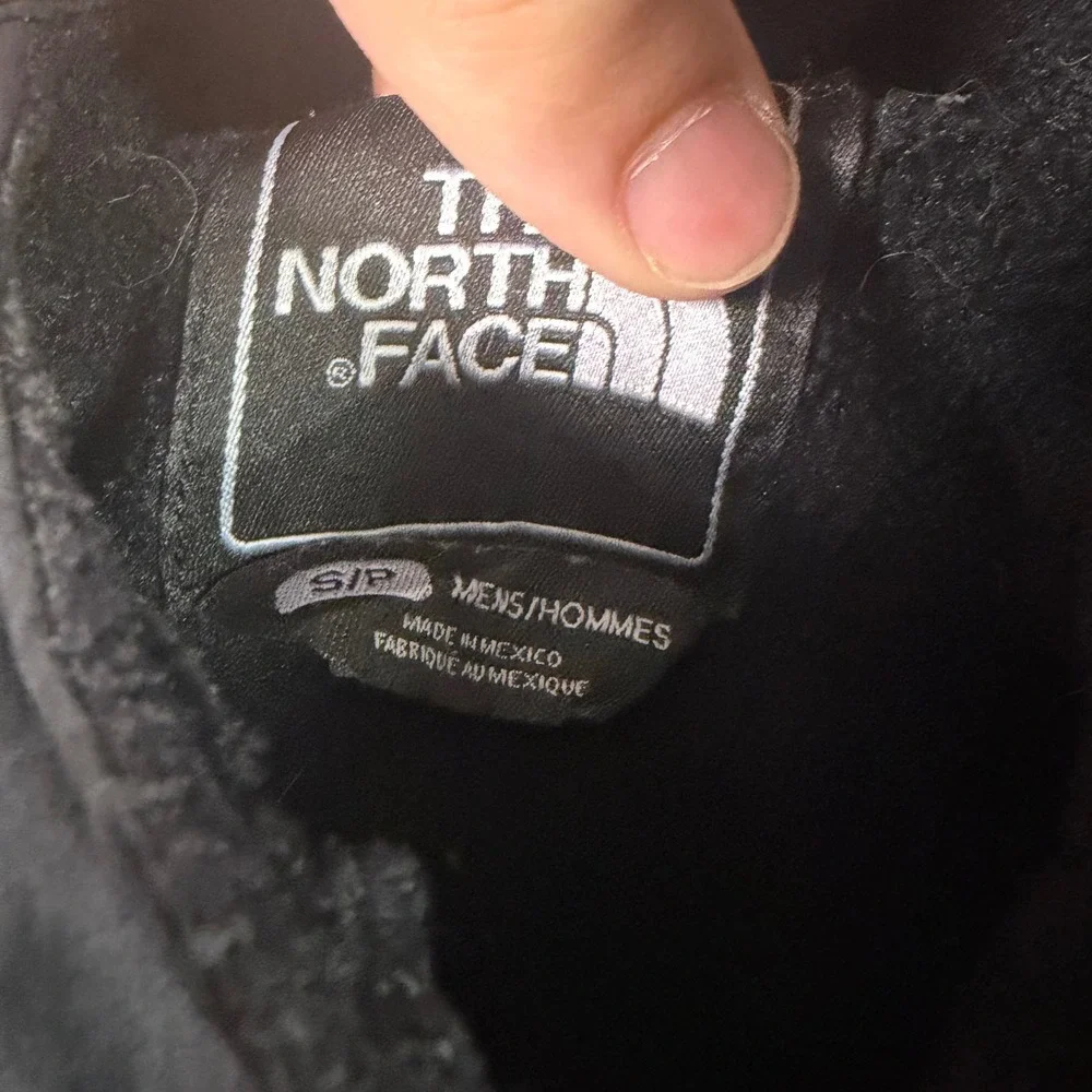 The North Face Denali 2 Hooded Fleece Jacket Mens Small Black Full Zip Hoodie